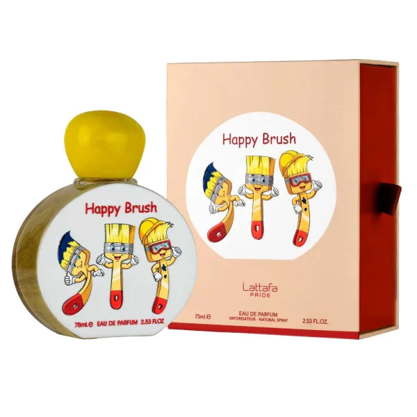 Perfume Lattafa Happy Brush - Eau de Parfum - Infantil - 75ML