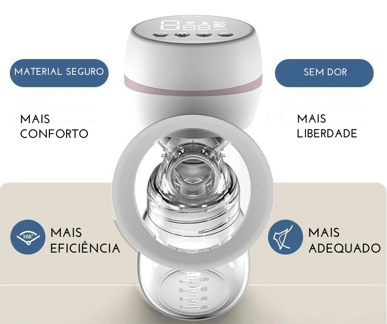 Bomba elétrica para retirar leite materno (bomba elétrica 180ml)